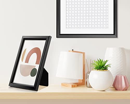 LaVie Home 4x6 Picture Frames (12 Pack, Black) Simple Designed Photo Frame with High Definition Glass for Wall Mount & Table Top Display, Set of 12 Classic Collection - color: Black, size: 4x6
