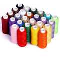 26 Colors Sewing Threads Kit – 300 Yards Each Spools - color: 26colors,300yd