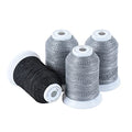 New brothread 4 Spools Reflective Embroidery Machine Thread Kit