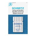 SCHMETZ Universal Sewing Machine Needles - Size 65/9, 5-Needle Cards, Pack of 1 - size: 1 Card (5 Needles)