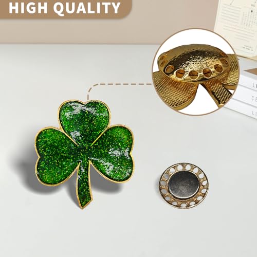Needle Minder Magnet, Magnetic Needle Minder, Needle Minders Magnetic Cross Stitch Accessories, Magnetic Needle Holder, Life Tree, Butterfly, Cats, Owl, Heart (Shamrock) - size: Shamrock
