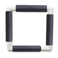 Nurge Rectangle Plastic Embroidery Snap Frame - Cross Stitch Hoop & Needlepoint Stretcher Bars for Hand Crafting, Punch Needle, Quilting, Sewing Supplies - Lightweight & No-Crease 8x8 Antachite - color: Antachite, size: 8x8"