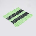 Glow in The Dark Embroidery Floss 12 Skeins Per Set 8.74 Yards Per Skein for Embroidery Cross Stitch Friendship Bracelet DIY Handmade - color: 12 Skeins(Light green)