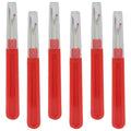 Hordion 6 PCS Seam Ripper Stitch Remover Tool, Red Seam Ripper - color: Red