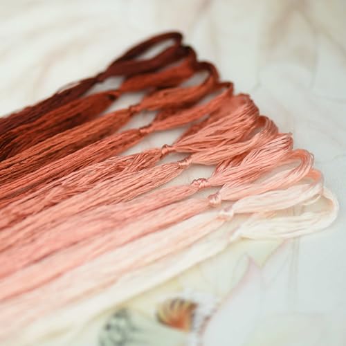 Natural 100% Mulberry Handmade Embroidery Silk Thread Silk Floss (93) - color: 93