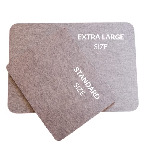 Madam Sew Natural Wool Pressing mat for Quilting |100% Wool Felt Ironing Pad | Wool Ironing Mat for Quilters,Crisp Seams on Quilt Blocks,Sewing Projects & Embroidery- Ironing mat for Sewing XL17”x24” - size: 17” x 24”