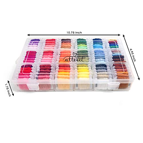 108 Color Embroidery Floss Kit, Cross Stitch Thread Storage Box - style: Floss Kit w/ Box