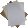 KCS 3 pc of 12" x 18" 14CT Counted Cotton Aida Cloth Cross Stitch Fabric (White+Cream+Khaki) - color: White+cream+khaki