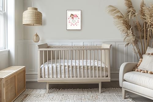 RIOLIS 1123 Girls Birth Announcement Counted Cross Stitch Kit 7 x 9.5 in - style: Girls Birth Announcement 1123