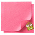 Azalea Pink Soft Felt Sheets for Crafts, 12" x 12", 1.6mm Thick, 2 Pcs - color: Azalea Pink