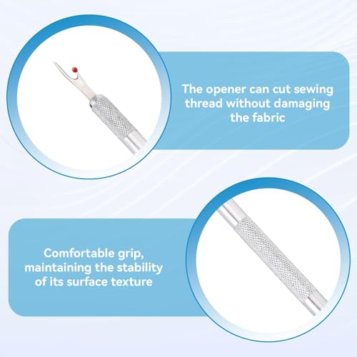 Seam Rippers for Sewing, Stitch Eraser Thread Cutter Seam Thread Ripper Embroidery Removal Tool for Needle Work Patterns and Sewing Clothes