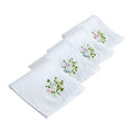 RDS HANKYTEX Cotton Embroidery Ladies' Handkerchiefs Lace Set of 6 - style: 1