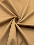 EOVEA - Cotton Polyester Fabric by The Yard – 60" Wide Broadcloth Fabric, Soft, Lightweight & Breathable Material for Lining, Curtains, Bedding, Skirts, Sewing Projects (Khaki, 1 Yard) - color: Khaki, size: 1 Yard