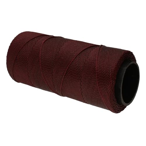 The Beadsmith Knot It Waxed Polyester Cord – Burgundy Color – 0.7mm Diameter – Light Wax, 144 Meters (472 Feet) Per Spool – Make Jewelry, Macrame, Friendship Bracelets and DIY Crafts - color: Burgundy