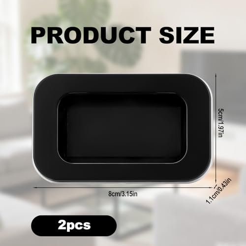 Magnetic Needle Holder Case, Strong Sewing Pin Storage Organizer Box with Clear Lid Secure & Portable Needle Keeper for Sewing Quilting Crafts Bobby Pins Paper Clips (Black)