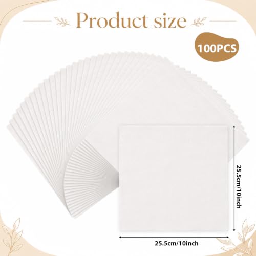 100 Pack 10-inch Cotton Fabric Squares, 10″ Precut Quilting Fabric Bundles, Solids Natural Charm Pack, for DIY, Beginners, Sewing, Craftt(Natural) - color: Natural, size: 10″