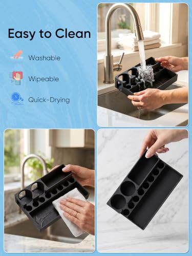 Peptide Case for Fridge 3ml & 30ml, Vial Holder for Fridge, Black - color: Black
