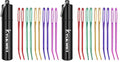 Premium Tapestry Needle & Weaving Needle Set for Crochet, Anodized 6063 Aluminum Bent Tip Yarn Needles with Portable Storage Tube for Crochet Finishing, Amigurumi & Knitting (Pack of 2) - size: 2.8 inches (Pack of 2)