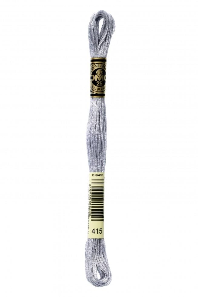DMC Stranded Cotton Embroidery Thread 415 - per Skein