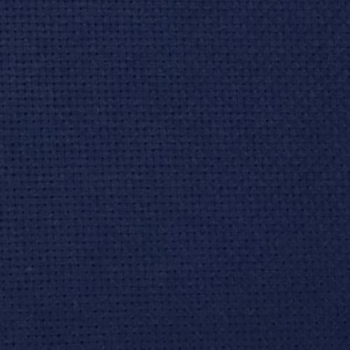 KCS 3 pc of 12" x 18"(30cmx45cm) 16 Count Cotton Aida Cloth Cross Stitch Fabric (Navy Blue,16CT) - color: Navy Blue, size: 16CT