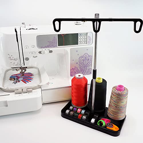 New brothread Light Weight Thread Stand -Black - color: Black