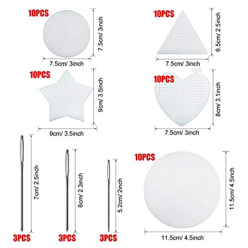 Allazone 100 PCS Mesh Plastic Canvas Sheets 8 Style Plastic Canvas for DIY Crafts Embroidery Cross Stitch, Acrylic Yarn Crafting, Knit and Crochet Projects - color: 100 PCS - 8 Shapes