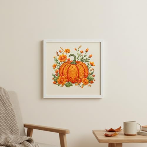 ARTopet 2Pcs Embroidery Kit for Adults Beginners Flower DIY Craft Starter Set Cotton Needlepoint Set with 7.87In Hoop Threads Tools Perfect Gifts for Hobbyists to Create Wall Art-03 - color: 2Pcs-03