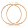2 Pieces Wood Embroidery Hoops, 7 Inch Wooden Cross Stitch Hoops