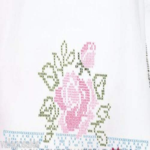 Jack Dempsey Stamped Pillowcases with White Perle Edge, 2-Pack