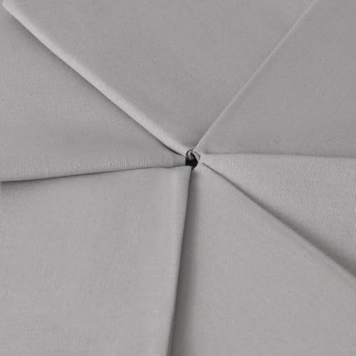 6 Pcs 18 x 21 Inches Cotton Fabric Precut Quilting Fabric Bundles Solid Colors Quilt Material for DIY Craft Sewing Embroidery (Light Grey) - color: Light Grey