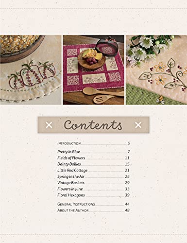 Tabletop Stitchery: Set Your Table with 12 Inviting Embroidery and Patchwork Patterns