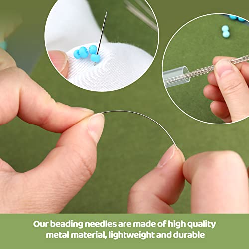 Beading Needles for Seed Beads Big Eye Beading Needles for Jewelry Making - size: 30 Pcs