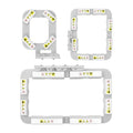 Sew Tech 3pcs Magnetic Embroidery Hoops for Brother, 1x2.5 4x4 4x6.75in Bar - size: 3in1-AMK Set