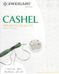 Wizardi Cashel Mini Dots 28 Count White with Gray Mini Dots 3281/1129. Needlework Canvas, Cross-Stitch Fabric, Embroidery Cloth, Needlepoint Canvas. 100% Linen. Precut Zweigart - color: White with Gray Mini Dots