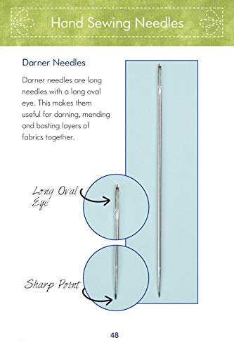 Know Your Needles: Carry-Along Guide to Choosing Hand and Machine Needles (Landauer Publishing) A Pocket-Size, Comprehensive Sewing Needle Reference with Detailed Photos and Descriptions