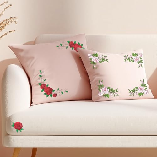 peacoblue Various of Flowers Stick and Stitch Embroidery Patterns - color: Various of Flowers