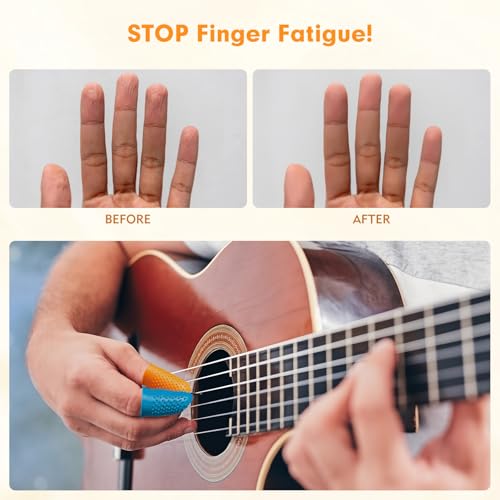 20 Pieces Rubber Finger Covers for Hand Sewing with Finger Protection