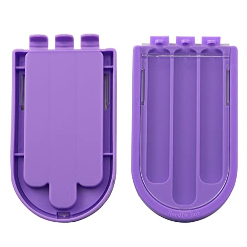 XGNG 7PCS Sewing Needle Storage Box Storage Plastic Needle Box Small Storage Hand Sewing Needle Storage Box Hand Sewing Needle Color Storage Box