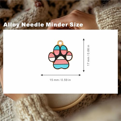 Cute Needle Minder Magnetic Needle Keeper for Cross Stitch Embroidery Sewing Needle and Pin Holders (Animal Claws) - color: Animal Claws