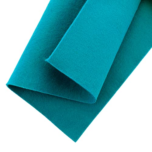 HBC Merino Wool Blend Felt Crafting Sheet (8 5/8" x 11 5/8") - Jade - color: Jade