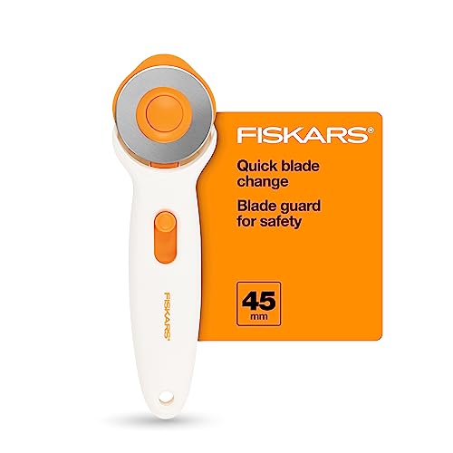 Fiskars 45mm Stick Rotary Cutter for Fabric, Arts and Crafts & Sewing - color: Premium Stick