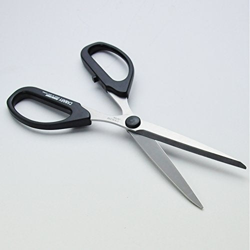 CANARY Craft Scissors Long Blade 8.2" [Extra Non-Stick] All Purpose Scissors, Japanese Stainless Steel Blade, Made in JAPAN, Black - size: Long (Extra Non-Stick)