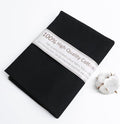 Black Cotton Fabric, Natural 100% Cotton Poplin Fabric by The Yard 59 Inches Wide Lining Fabric for Sewing Apparel Cloth Soft Embroidery Quilting, 1 Yard - color: Black, size: 1 Yard