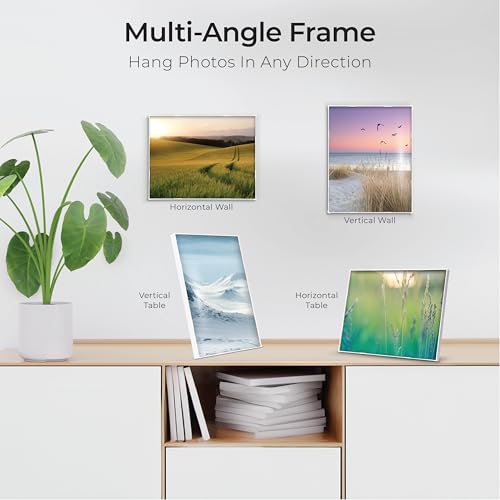 MANTELLO ESSENTIALS 8 x 10 Photo Frame Set, 8 x 10 White Picture Frames, Front Loading Picture Frames 8x10, Set of 6 - color: White, size: 8x10 - 6 Pack