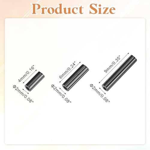 MECCANIXITY 2000pcs Glass Bugle Beads 4/6/9mm Long Tube Cylinder Beads - color: Black