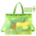 Knitting Bag Large Yarn Storage Organizer,Crochet Bags and Totes(Green) - color: Green