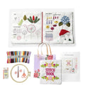 Embroidery Stitch Book Kit 29 Stitches Beginner Embroidery Kit for Adults (Basic Kit)
