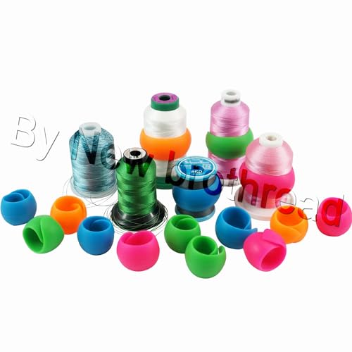 New Brothread 100pcs Thread Spool Huggers - color: Multi-color 100