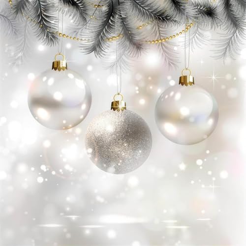 Christmas Tree Ornament String Hanger Precut Ribbon Hook with Snap Fastener - color: Silver, size: 400pcs
