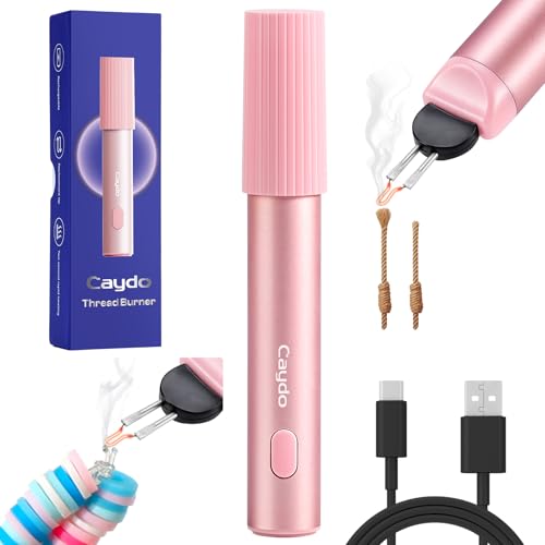 Caydo Rechargeable Thread Burner Tool - color: Pink Thread Burner